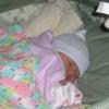 Lauren Elizabeth Arant born August 9, 8 pounds 1 inch