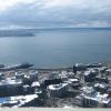 Pic from atop the space needle looking west over Elliott Bay